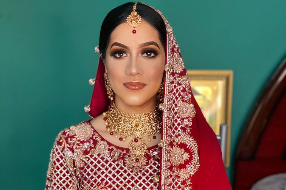 Asian Bridal hair and make up