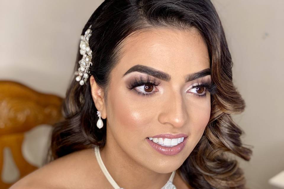 Asian Bridal hair and make up