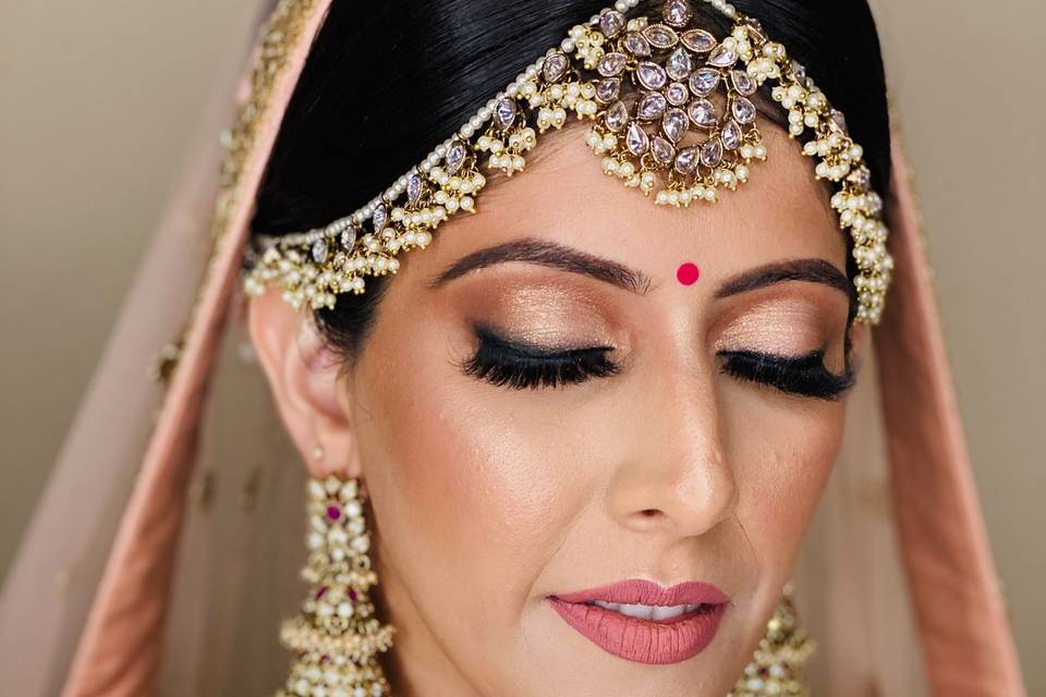 Asian Bridal hair and make up