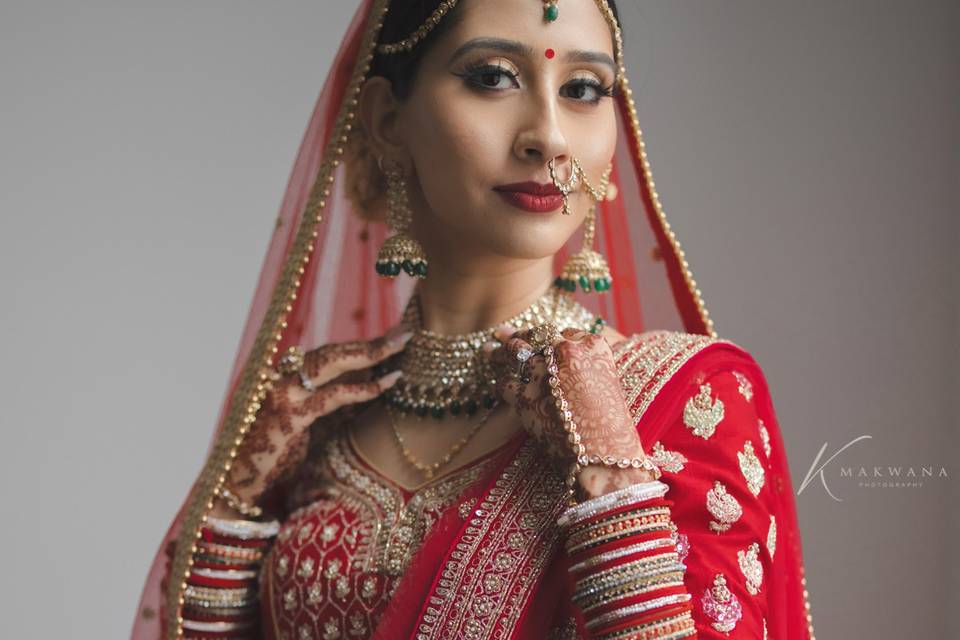 Asian Bridal hair and make up