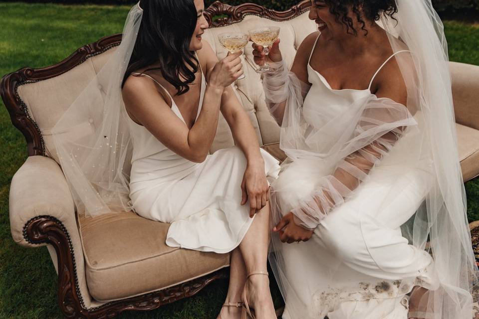 Bridal Party Lounge Area