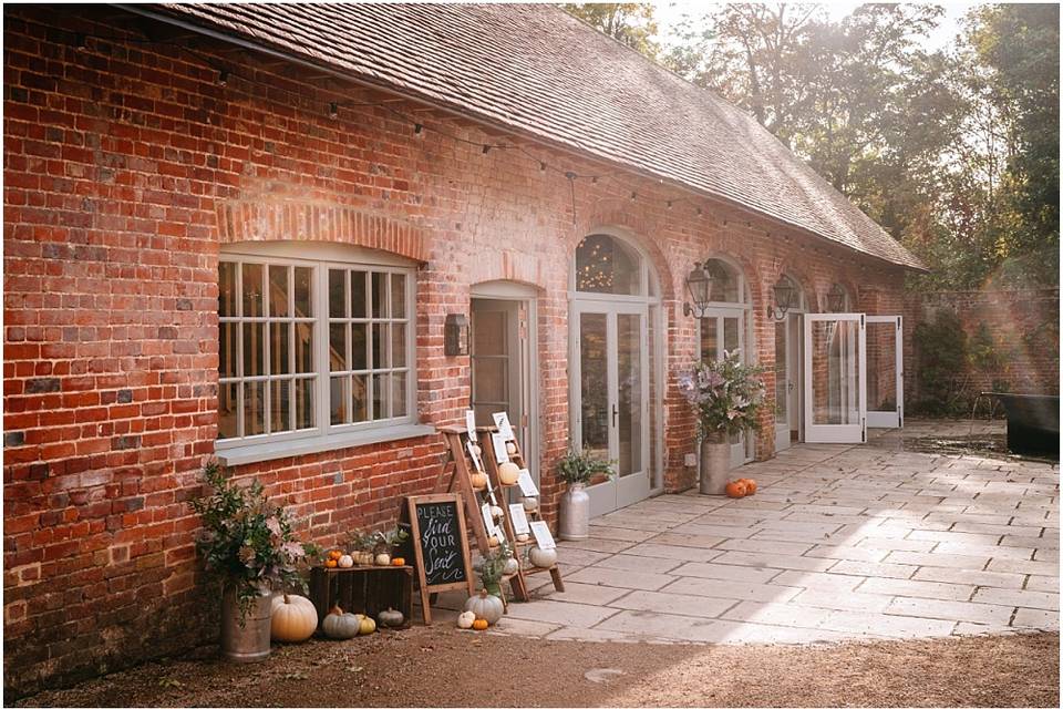 Outside The Coach House Barn