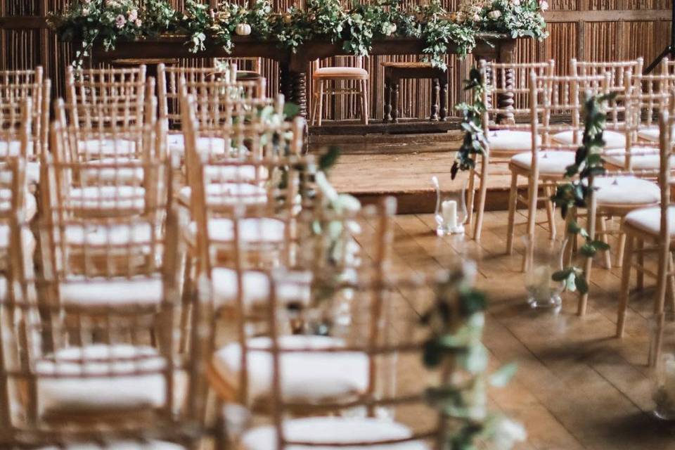 Ceremony in The Main House