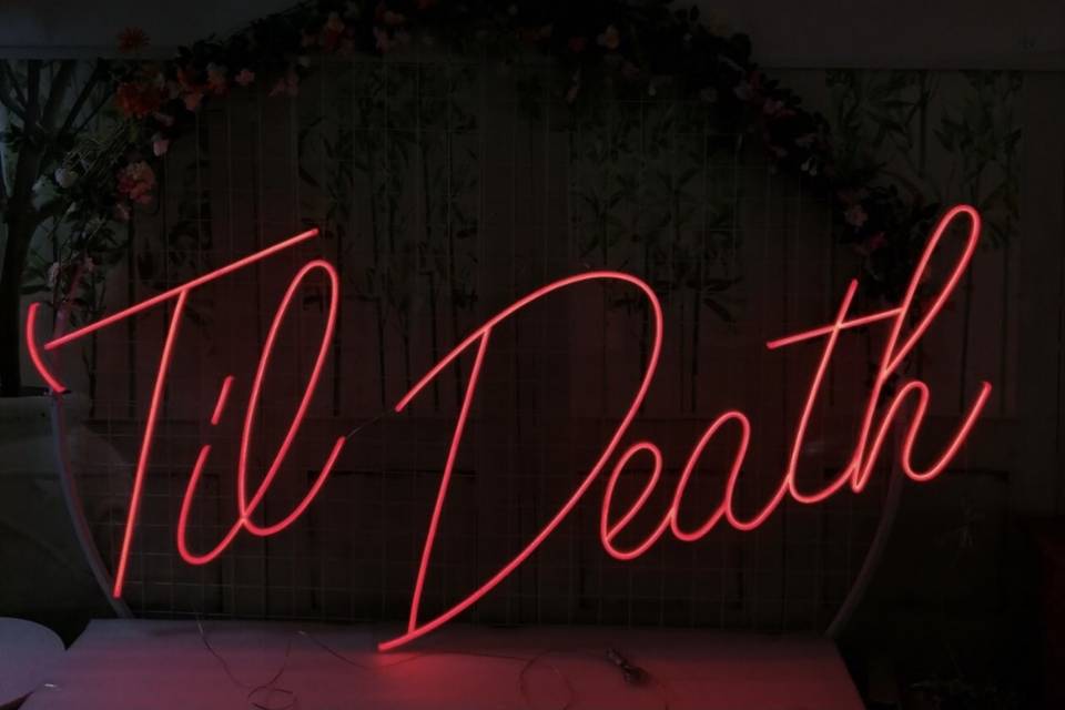 'Til Death - custom sign