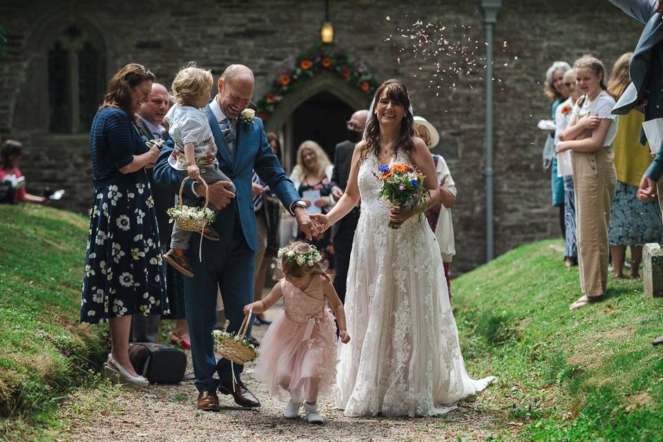 Beautiful church wedding