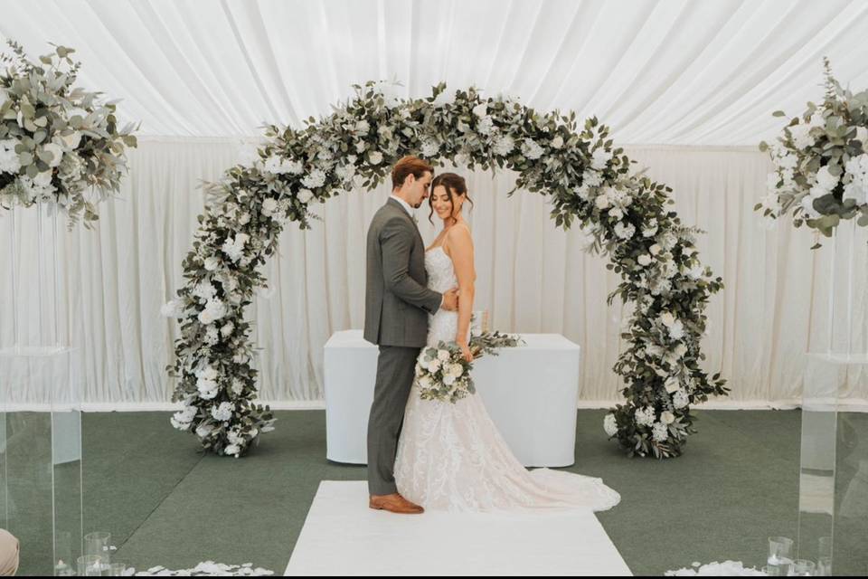 Ella floral arch