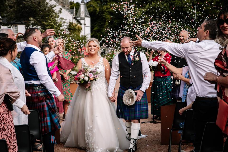 Ellon castle wedding