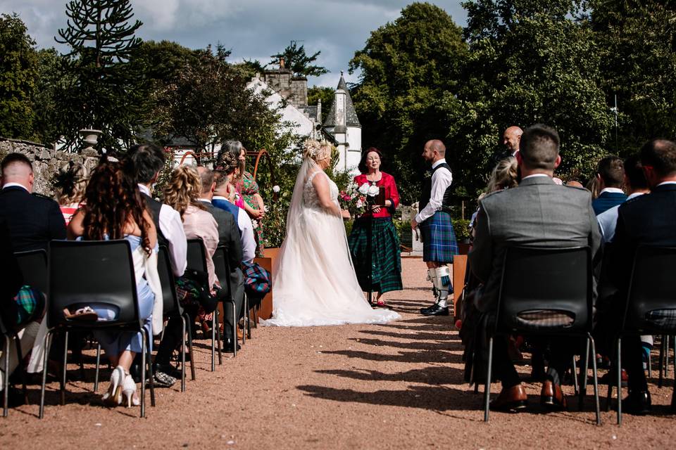 Ellon castle wedding