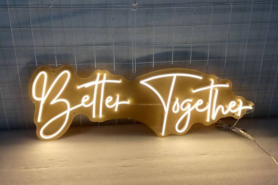 Better Together Neon Sign