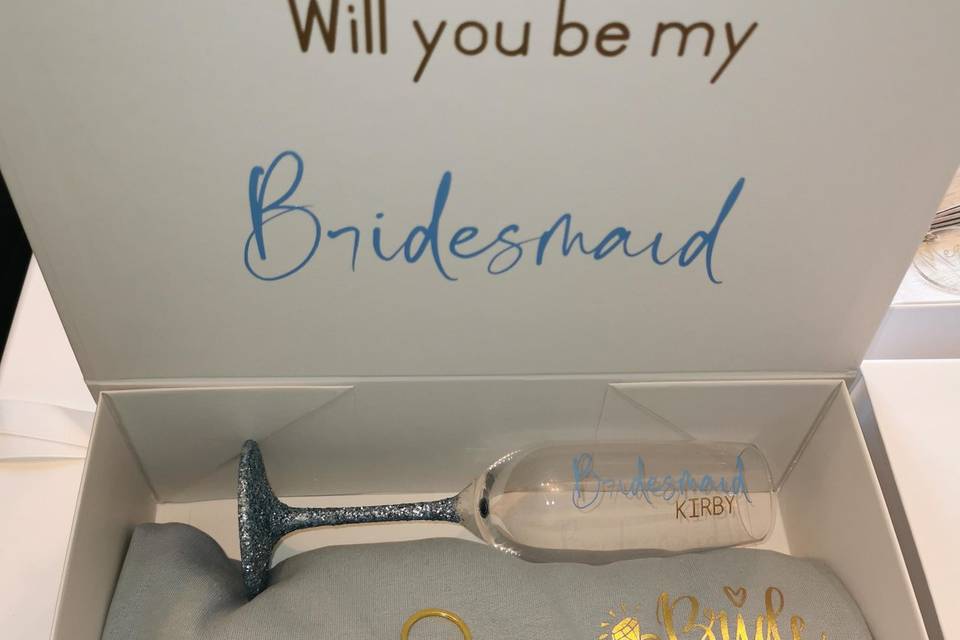 Bridesmaid Proposal Box