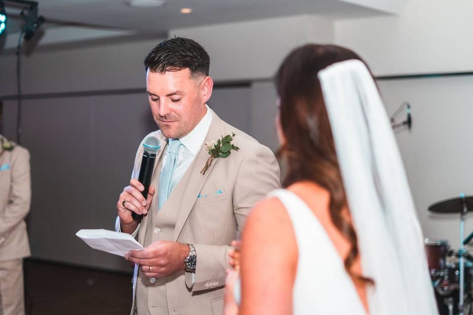 The groom's speech