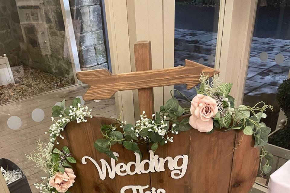 Rustic sign