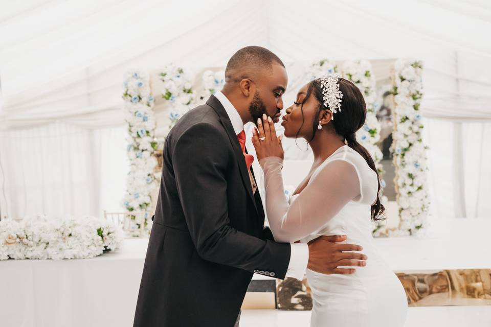 You may kiss the bride