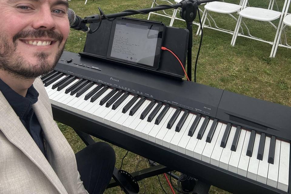Outdoor Ceremony on Piano
