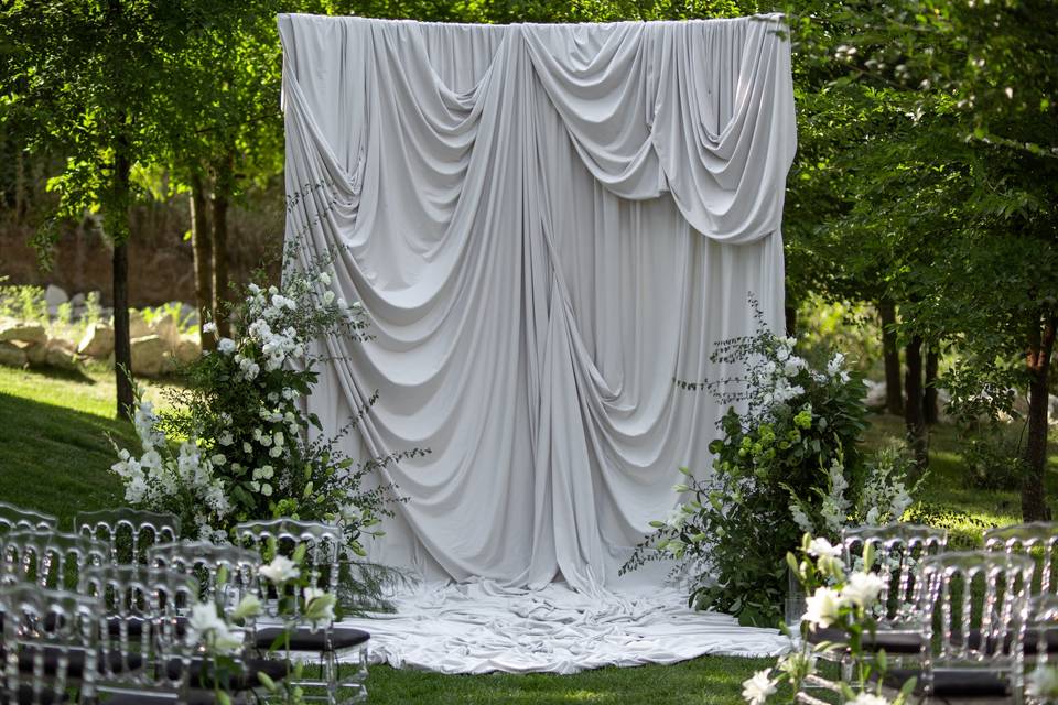Drape backdrop