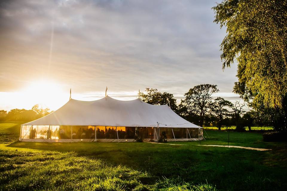 Sunset wedding