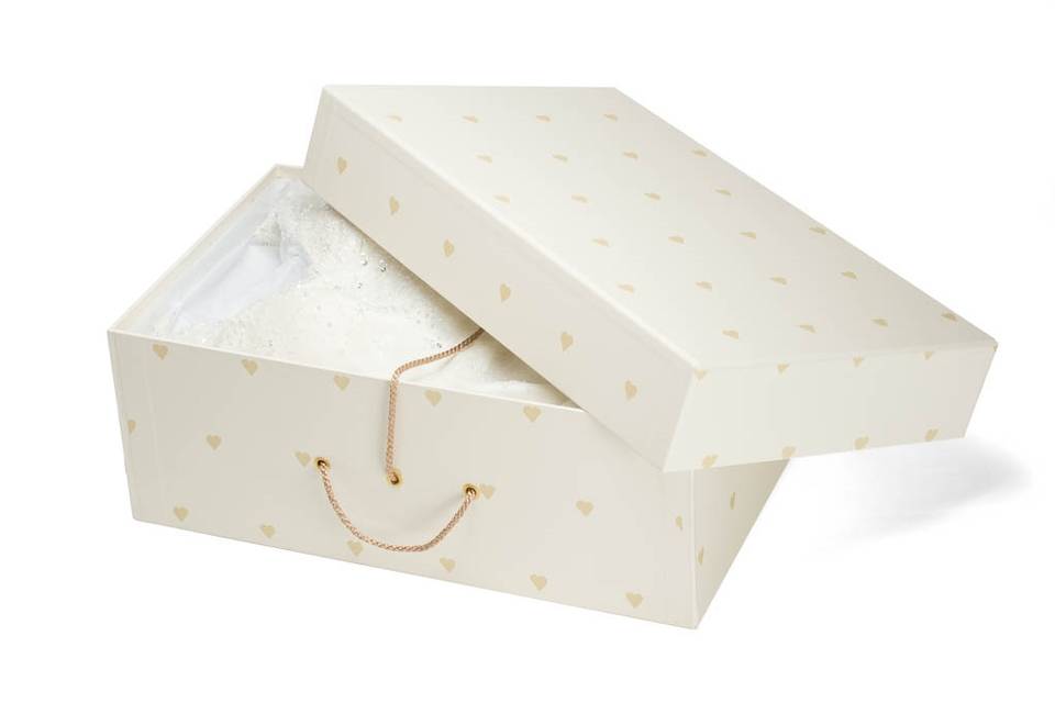 Destination wedding dress box