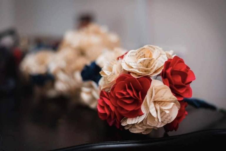 Paper bouquets