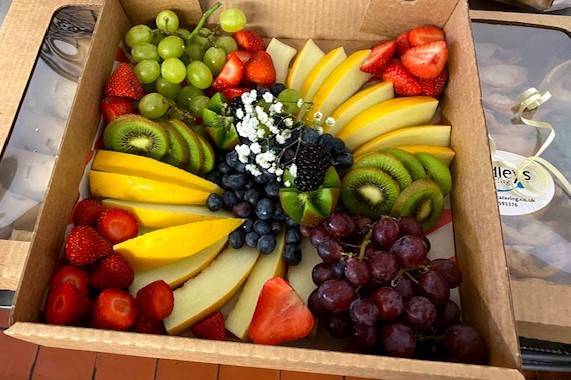 Fruit platter in a box