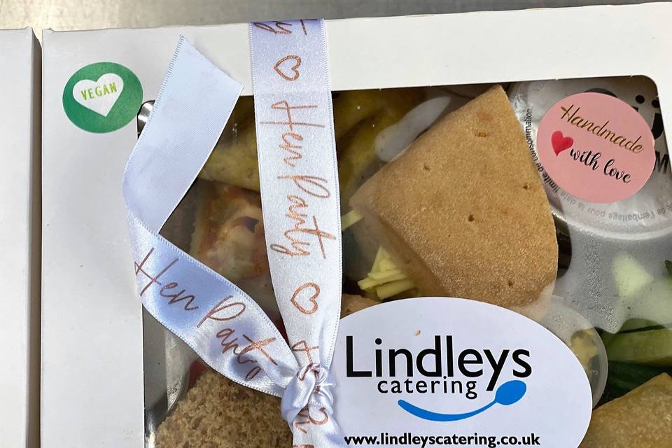 Hen party food boxes