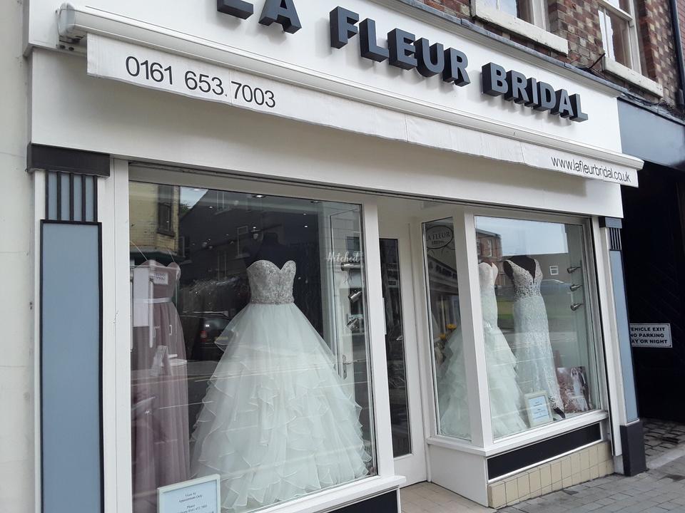 La Fleur Bridal - an exterior view of this manchester bridal boutique