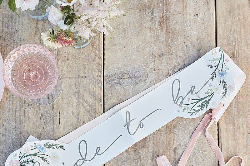 Bridal sash