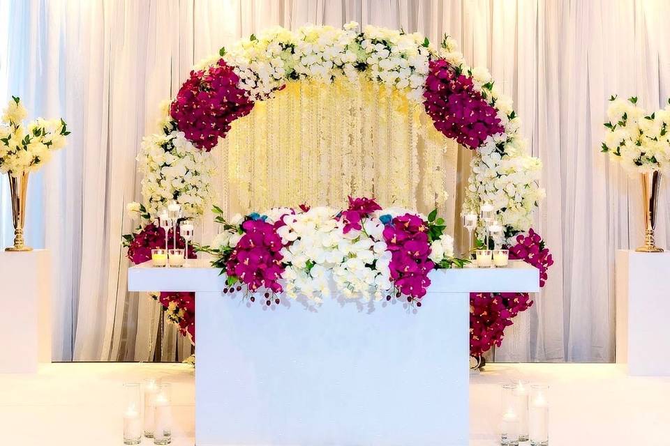 Wedding Floral Arch Backdrop