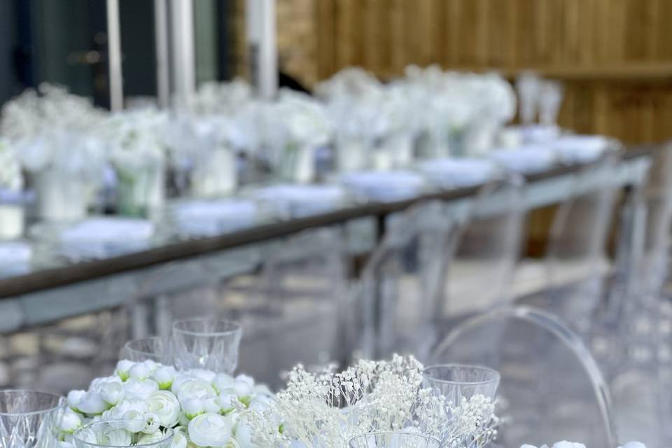 All White Tablescape