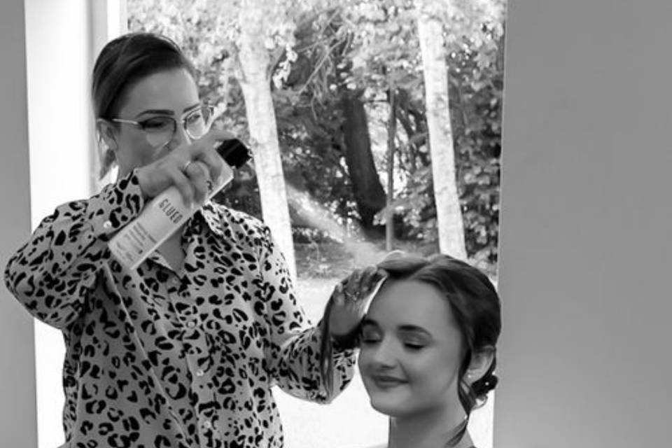 Bridesmaid hair