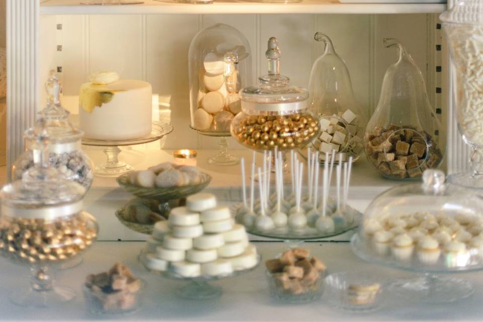 Evening reception cake