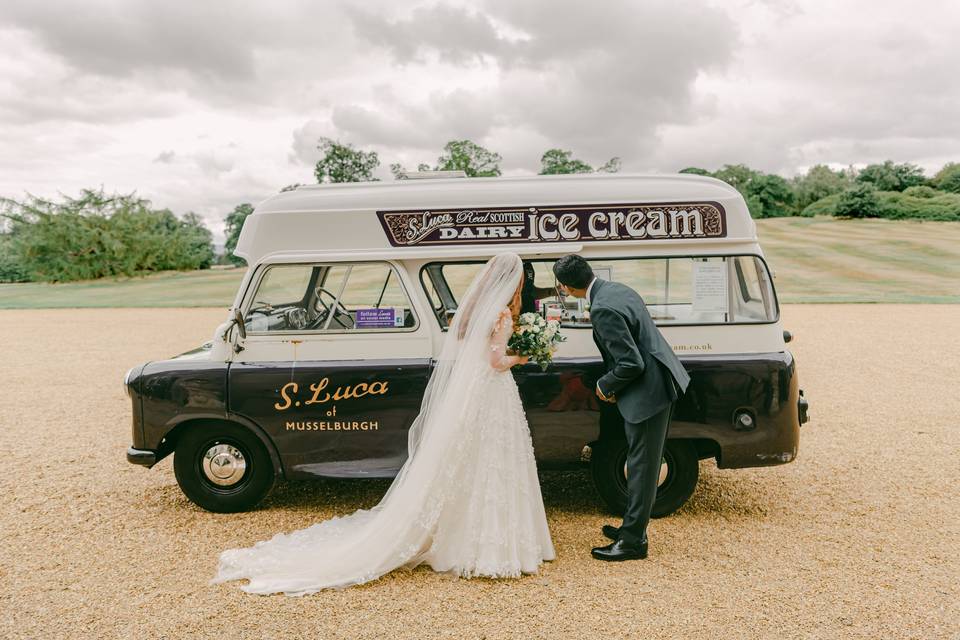 Wedding ice cream