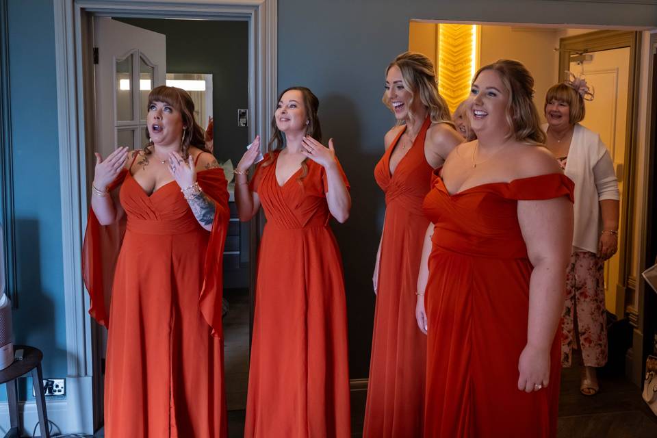 Bridesmaids reveal