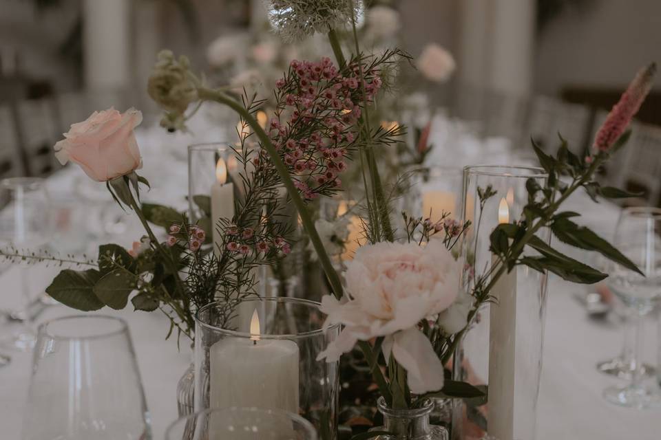 Wild flower table display