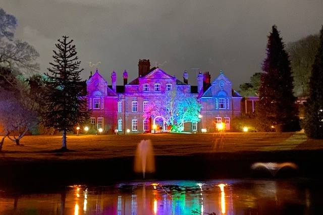 Weatheroak Hall At Night