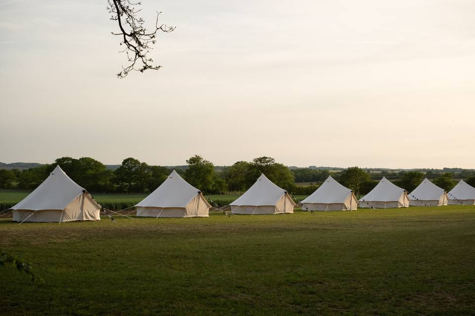 Camping lawn