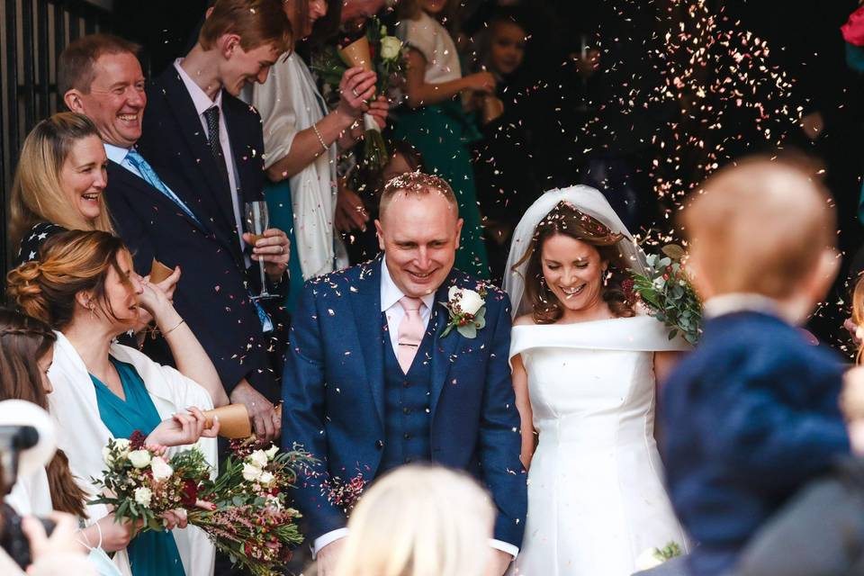 That confetti shot!