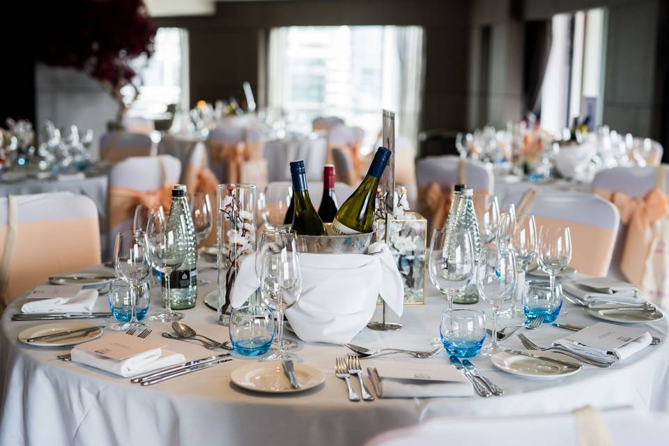 Reception - table set up