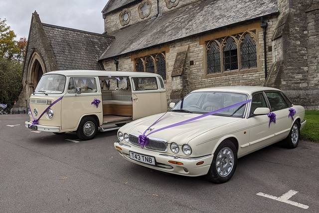 Jaguar & VW Camper