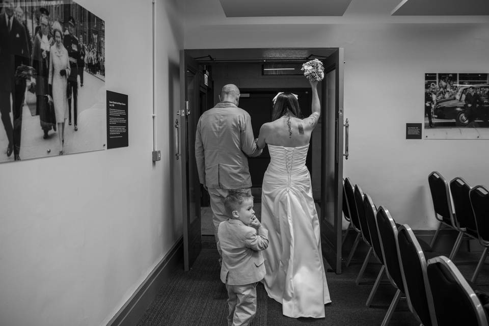 Ceremony exit