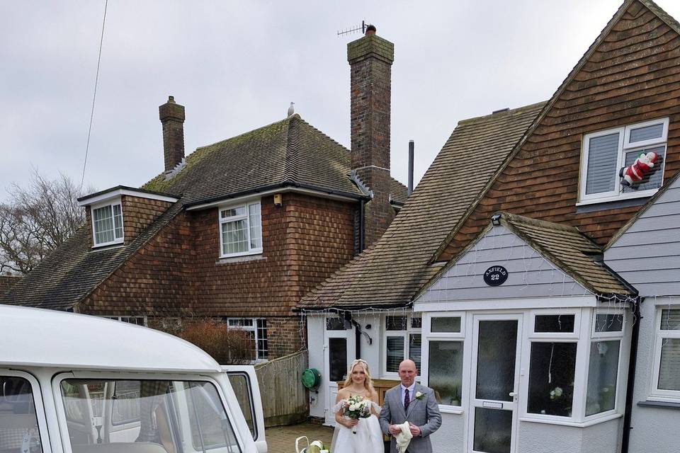 Classic VW Wedding Camper