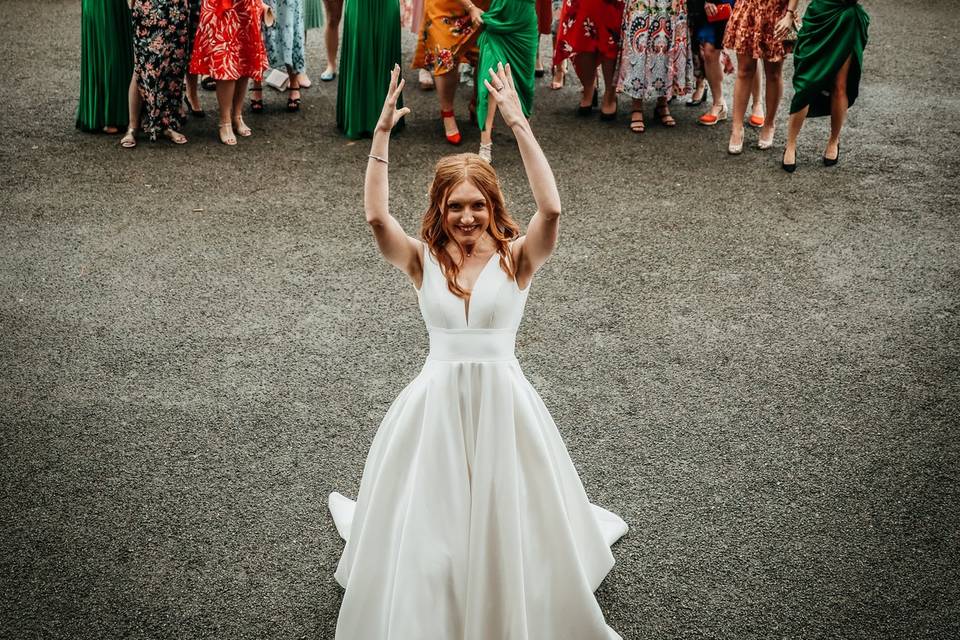 Throwing the Bouquet