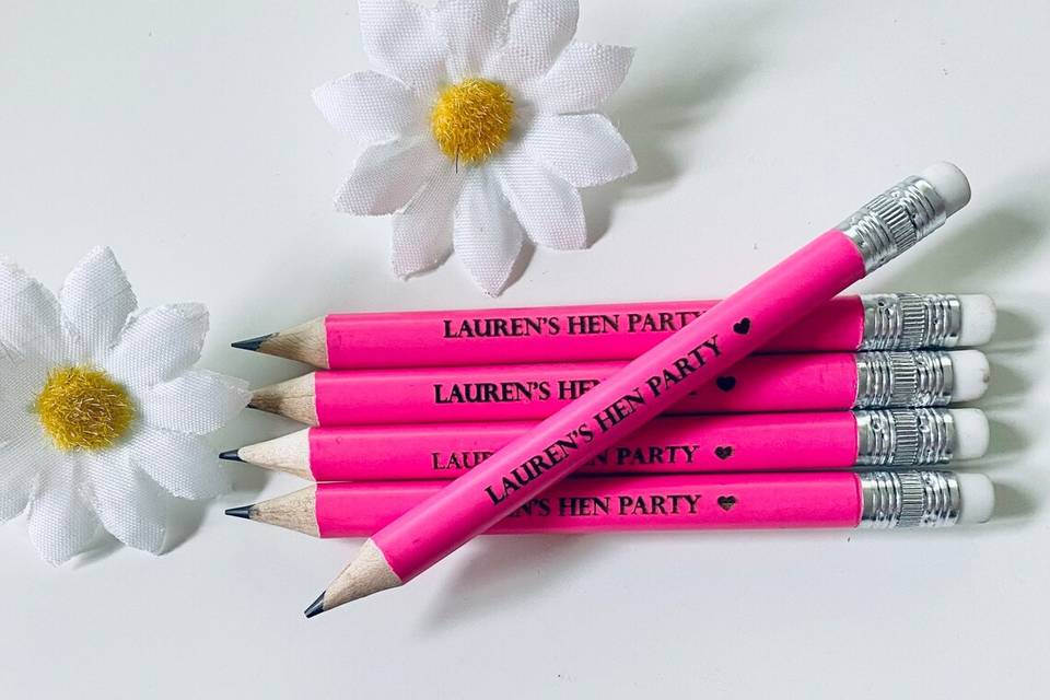 Hen Party Pencils