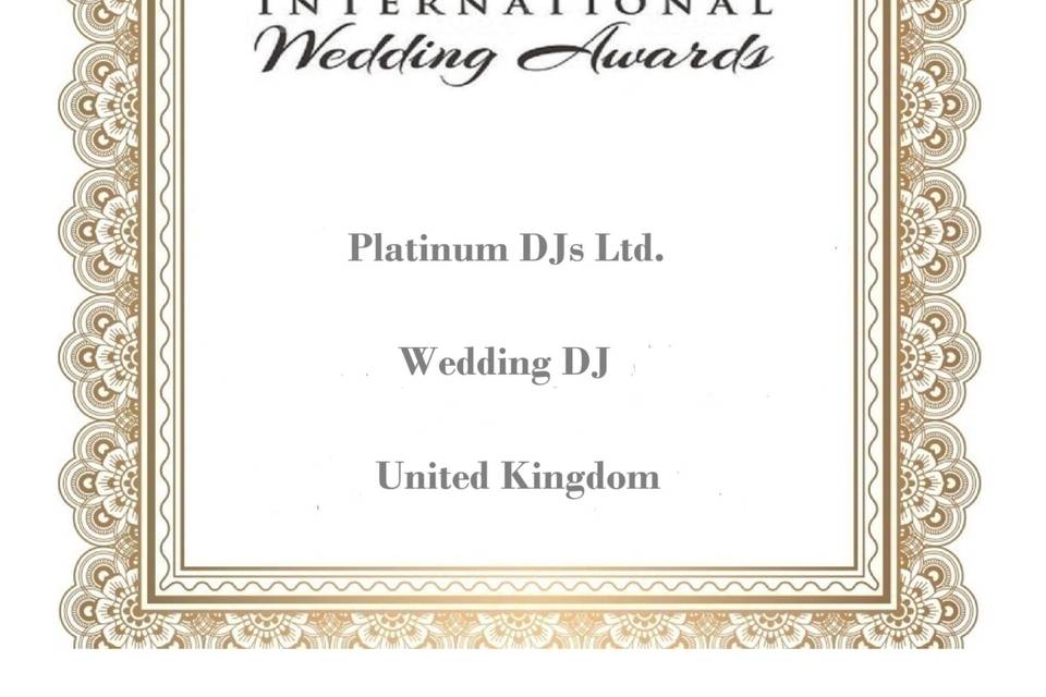 Winner - International Wedding