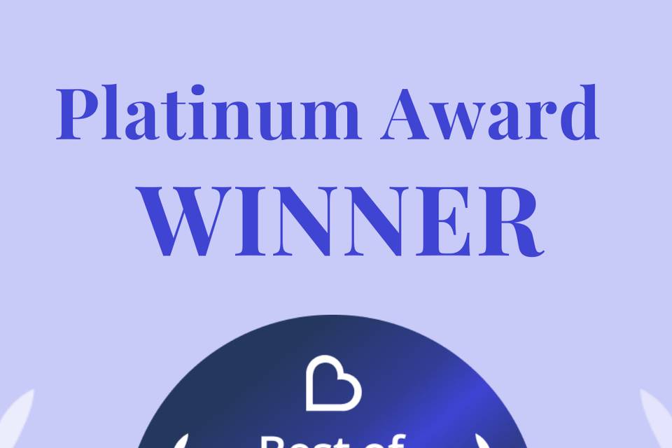 Winner of 2025 Bridebook Award