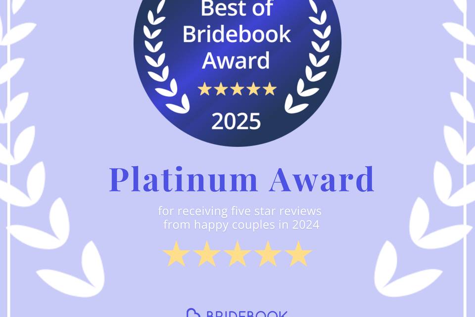 Winners of Bridebook Awards