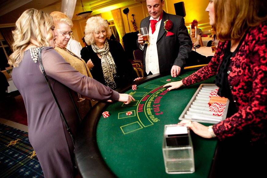 Wedding Casino Hire in West Sussex Wedding Entertainment hitched.co.uk