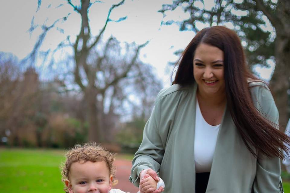 Mother and son