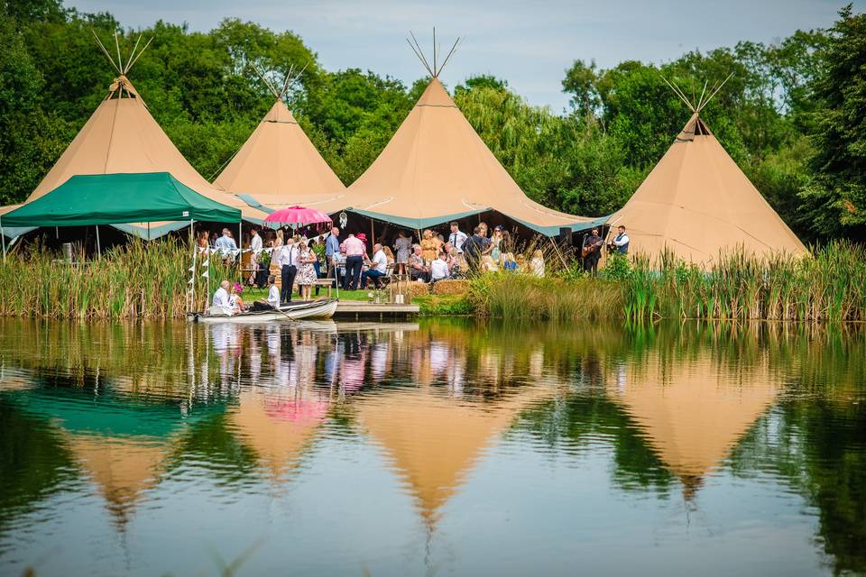 Large marquee pitch