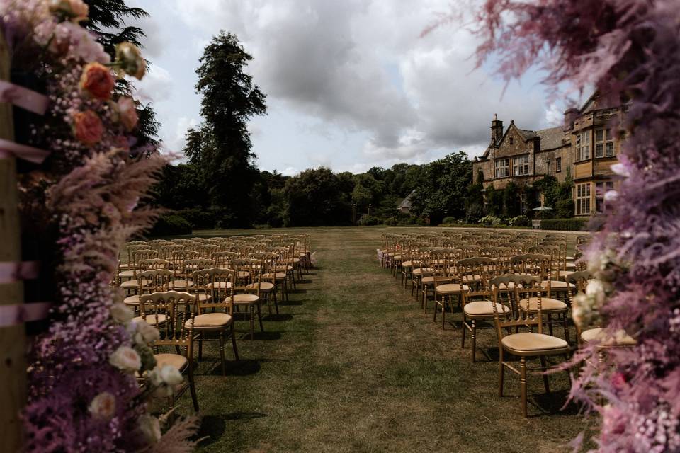 Outdoor ceremony