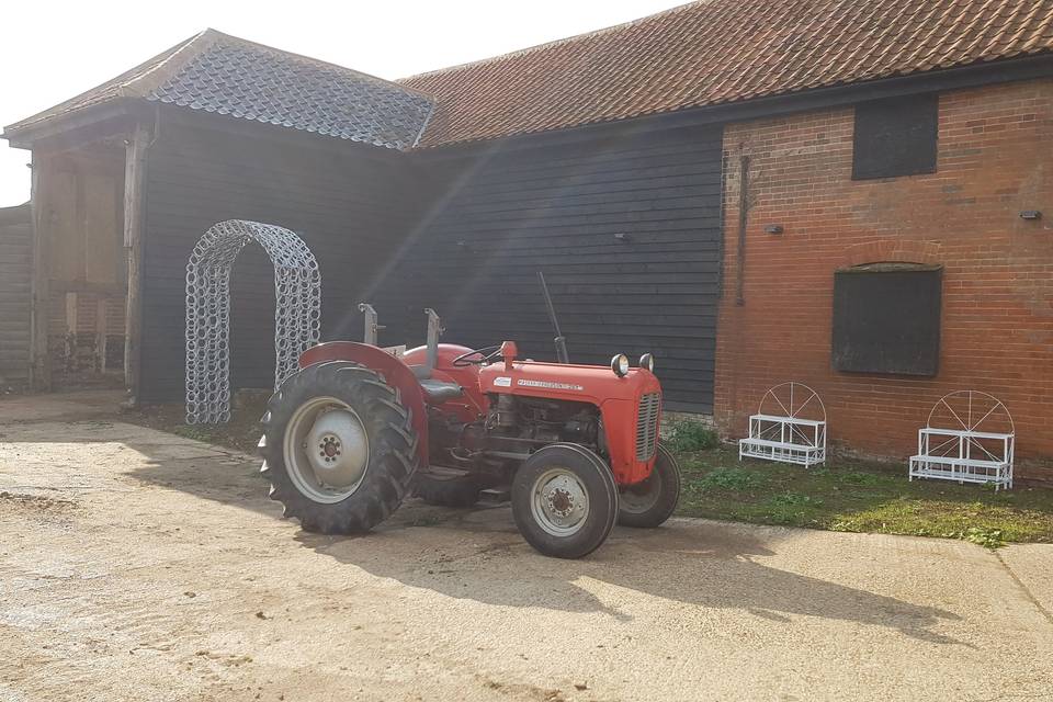 Stackyard entrance porch